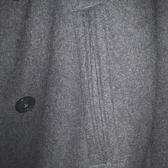GAP NWT Gray Trench Coat Size XL - Picture 5 of 8